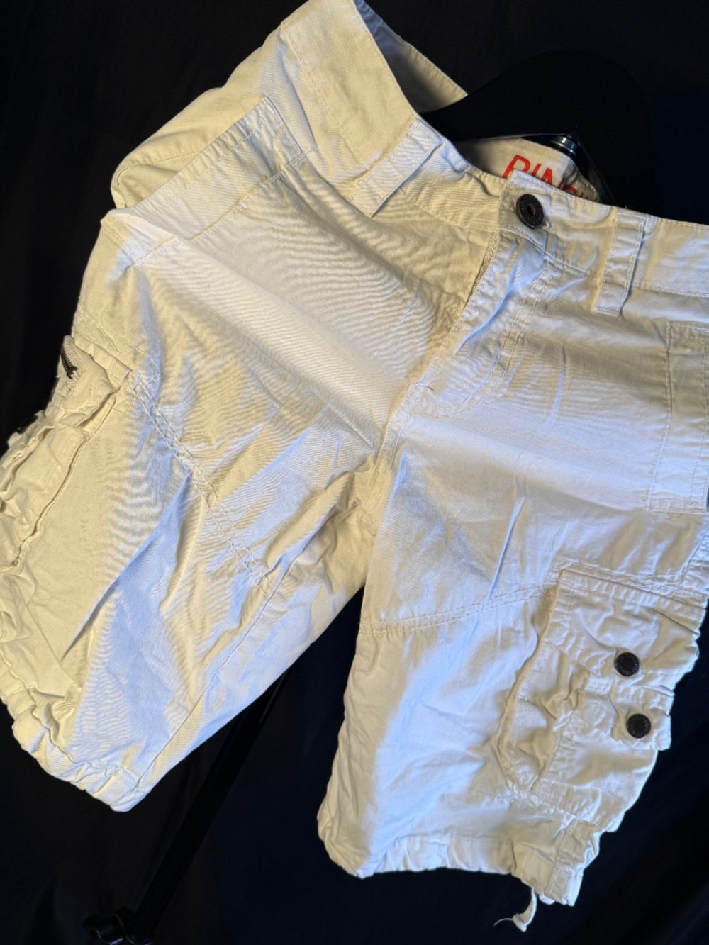 Boy's White "Ring of Fire" Shorts (12)